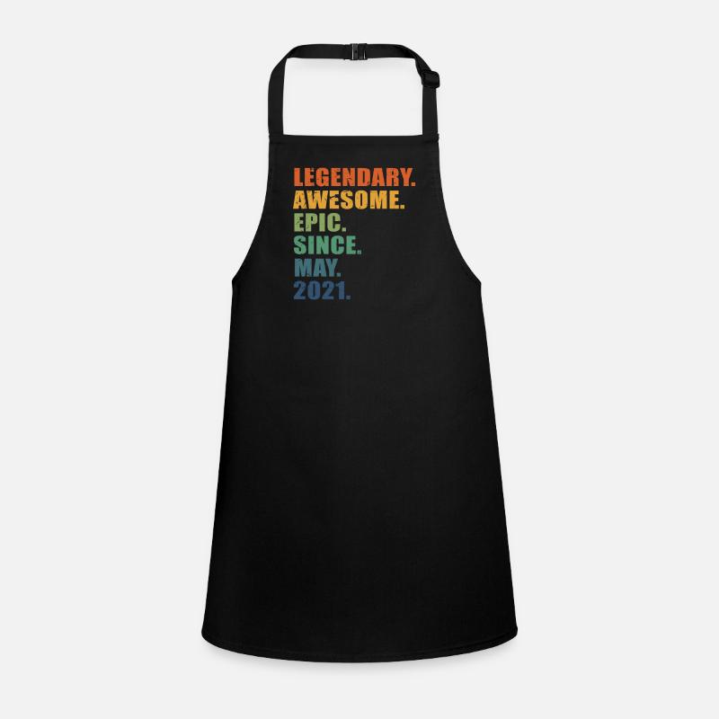 2nd Birthday, May 2021, 2 Year Anniversary Children's Apron