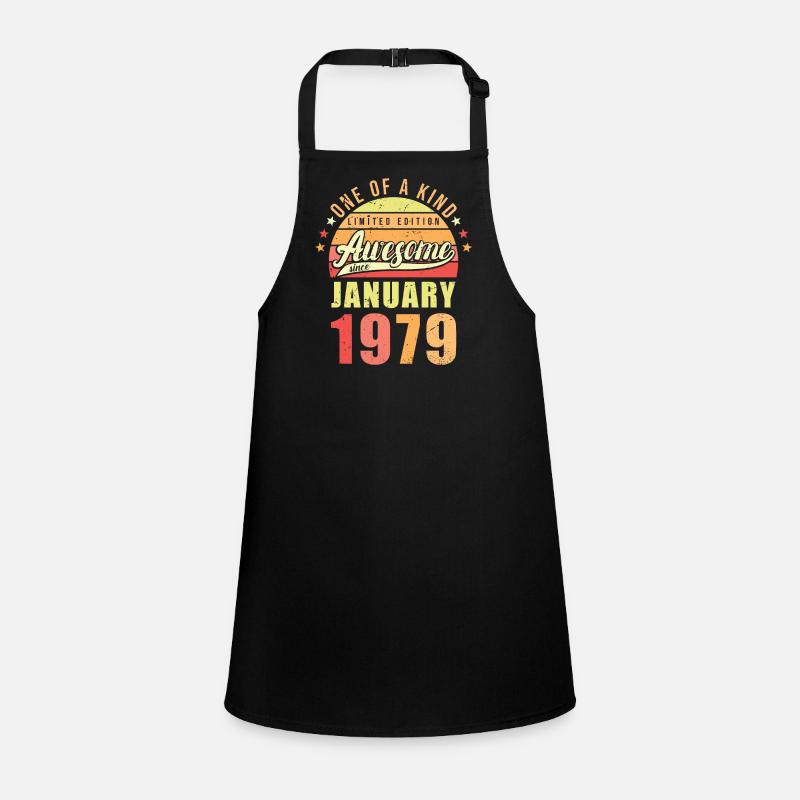 Geburtstag Januar 1979 Schürze für Kinder
