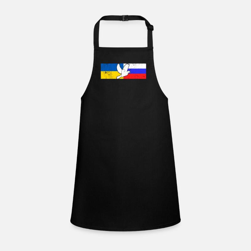 Ukraine Russie Conflit Colombe de la paix Tablier Enfant