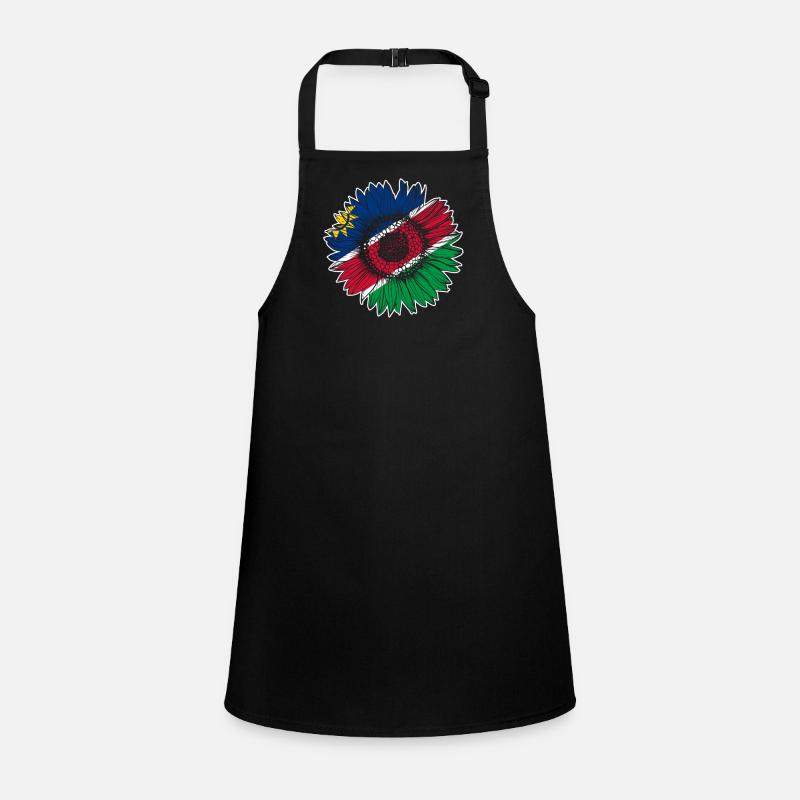Namibia Flag Sunflower Children's Apron