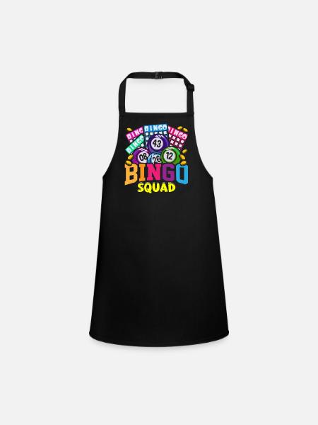 Bingo, Bingo Players, Bingo Squad - Children's Apron - black - Front