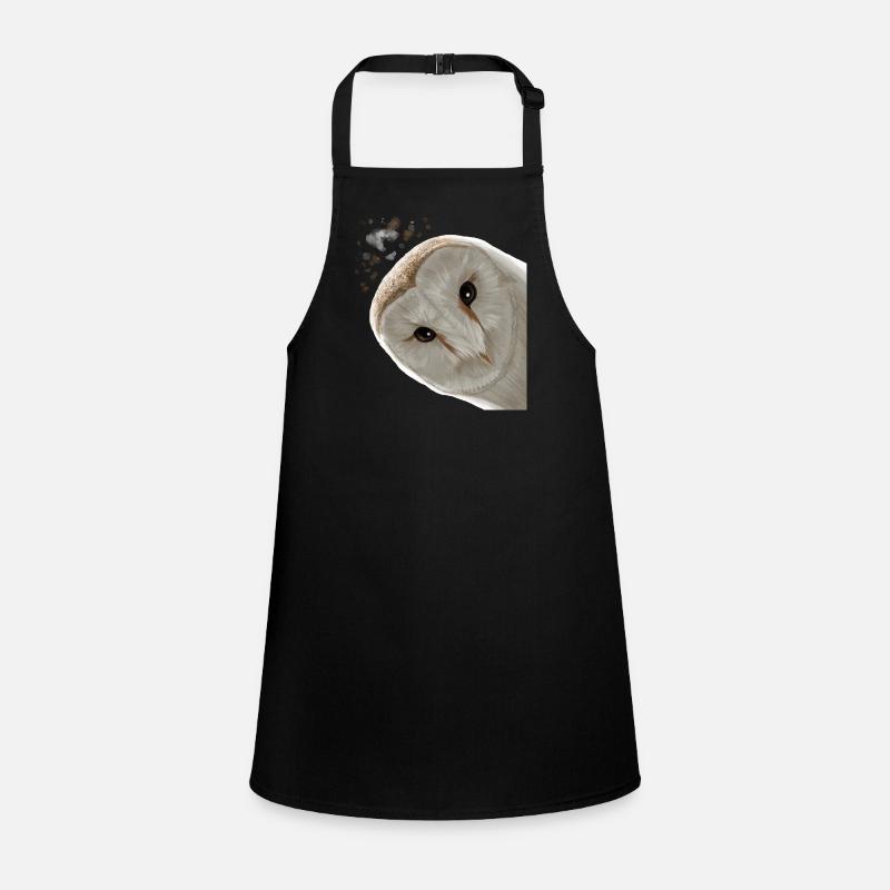 Funny Curious Owl Children's Apron