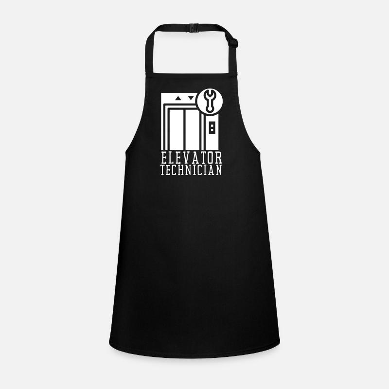 Elevator Mechanic Engineer And Elevator Installer Children's Apron