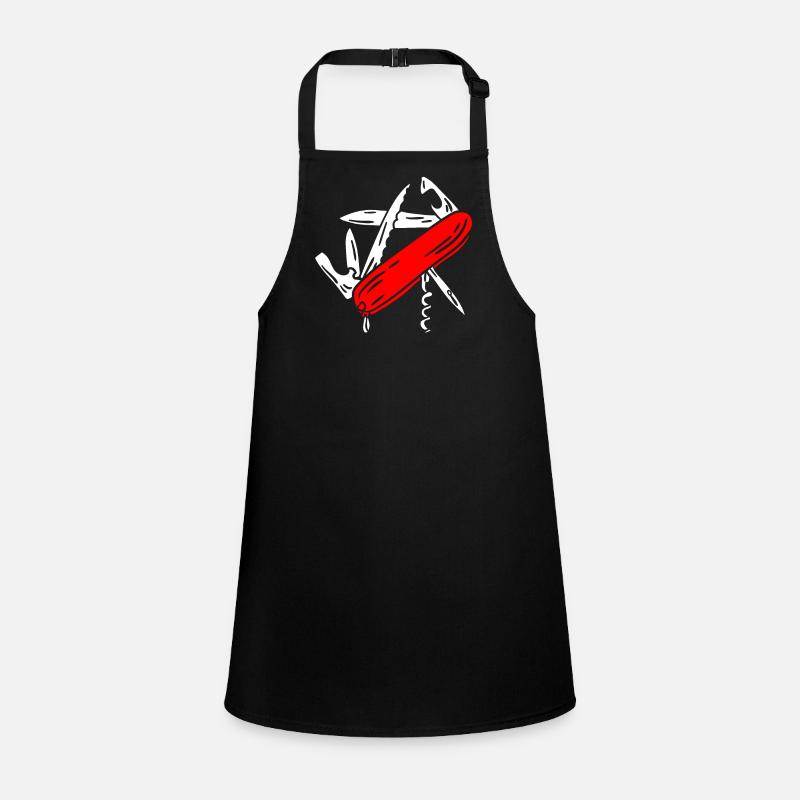 Schweizer Taschenmesser Schürze für Kinder