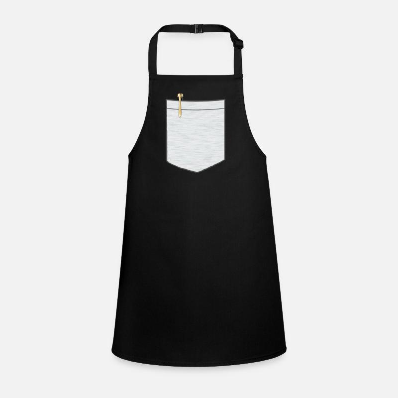 Chest pocket with ballpoint pen Children's Apron