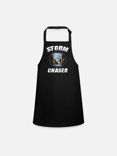 Storm Chaser, Twister Wind, - Tablier Enfant - noir - Devant