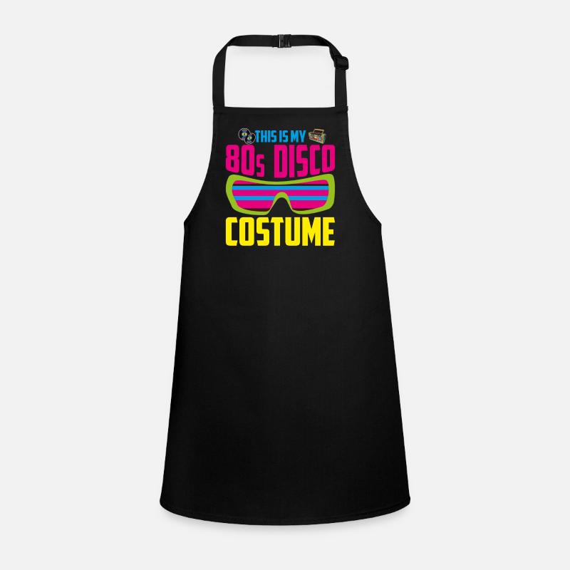 Eighties Disco Theme Party Costume Retro 80s Children's Apron