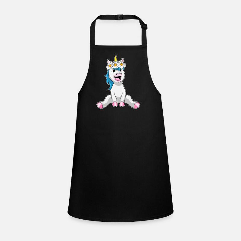 Licorne avec marguerites bumen Tablier Enfant