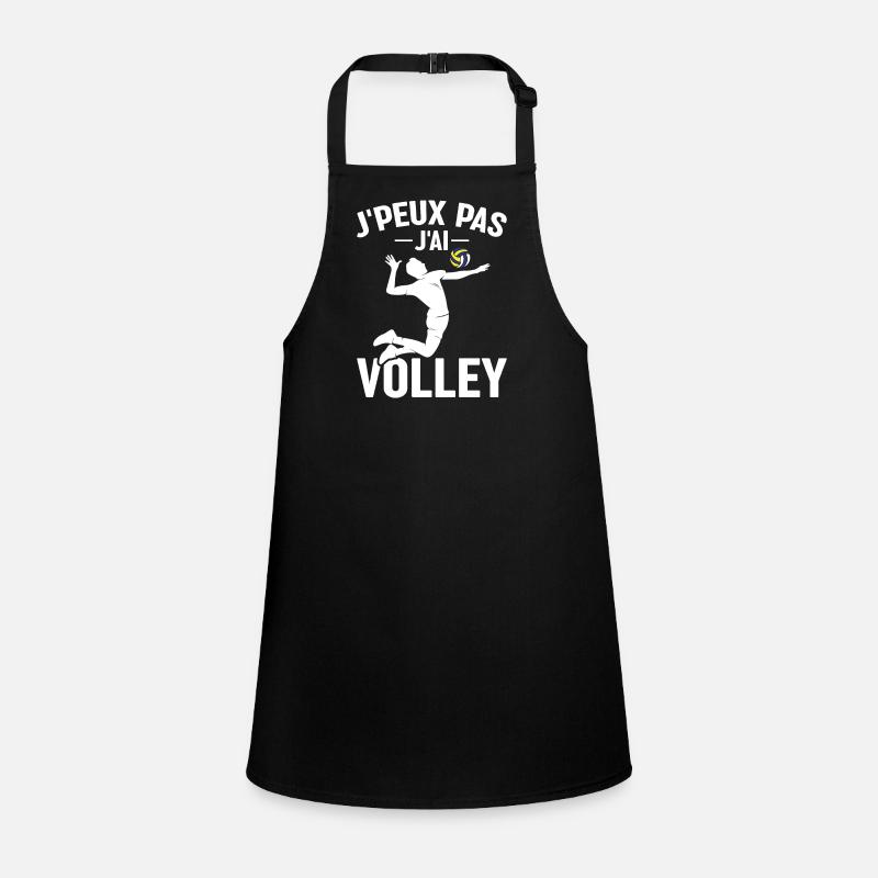 Je Peux Pas J'ai Volley Tablier Enfant
