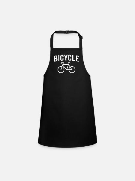 Bicycle bicycle - Children's Apron - black - Front