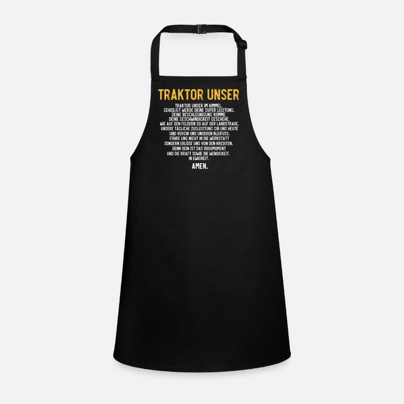 Traktor Unser, Traktoren, Bauer, Landwirt Schürze für Kinder