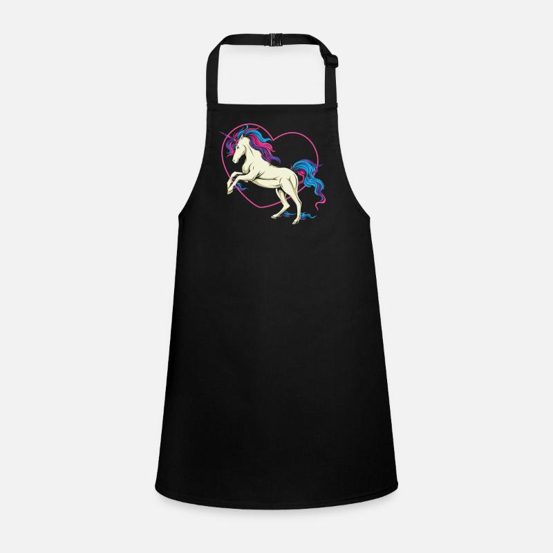 Bisexual Bi Pride Flag Unicorn Schürze für Kinder