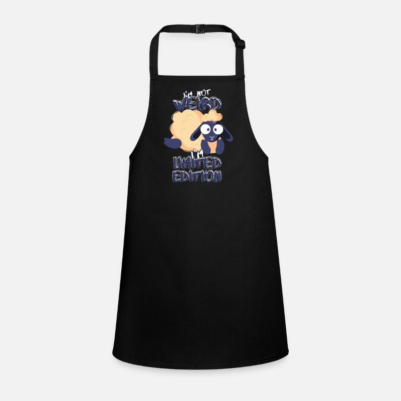 Cute Cartoon Sheep - Édition limitée - Dicton Tablier Enfant