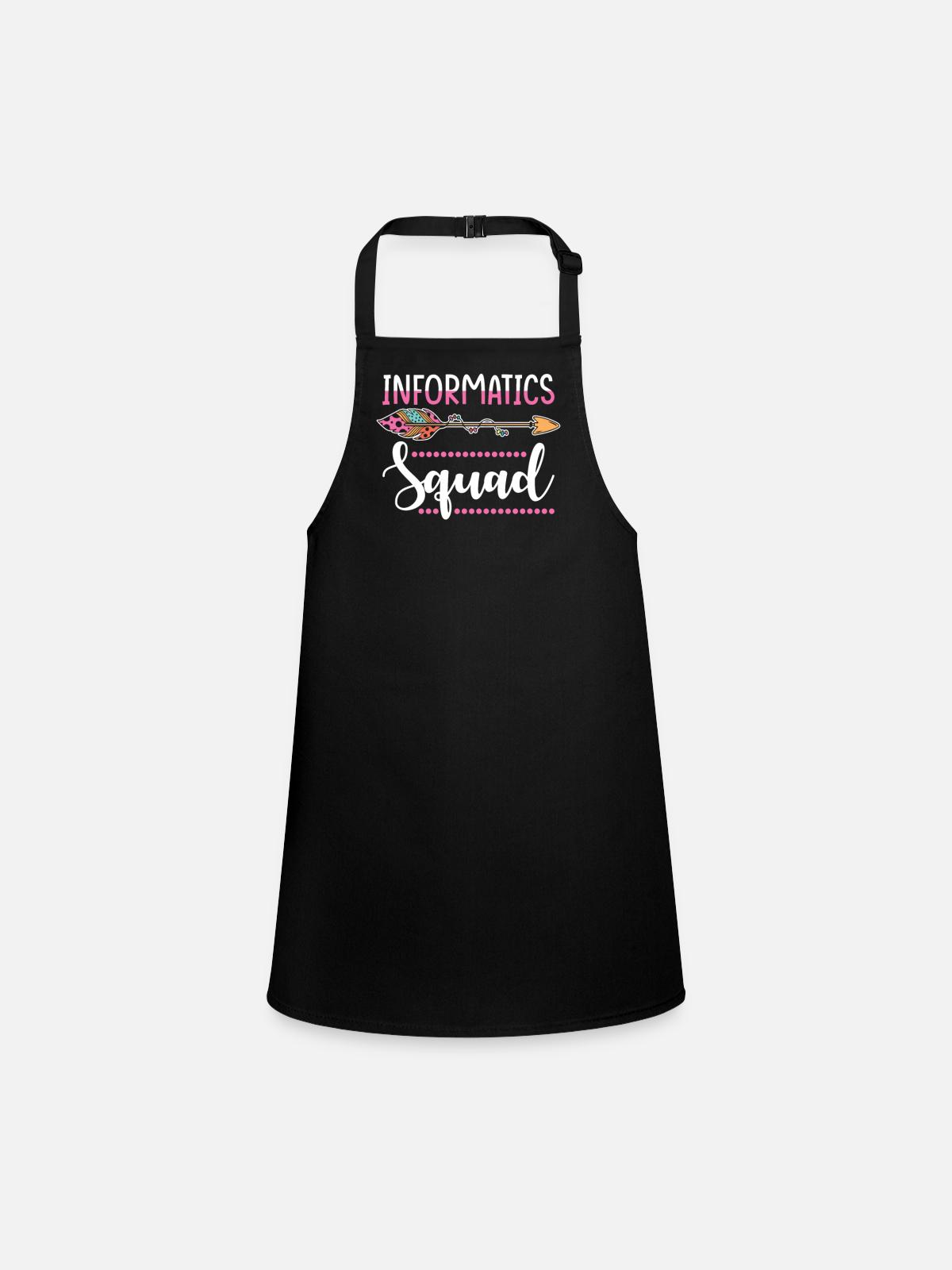 Computer scientist - Children's Apron - black - Front
