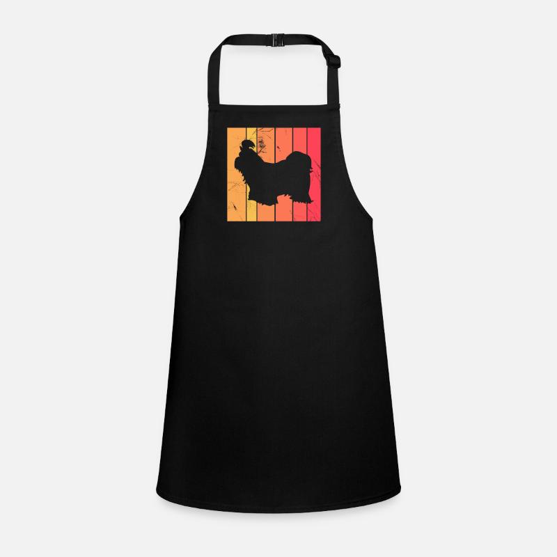 Shih Tzu dog lover Retro vintage Gift idea Children's Apron