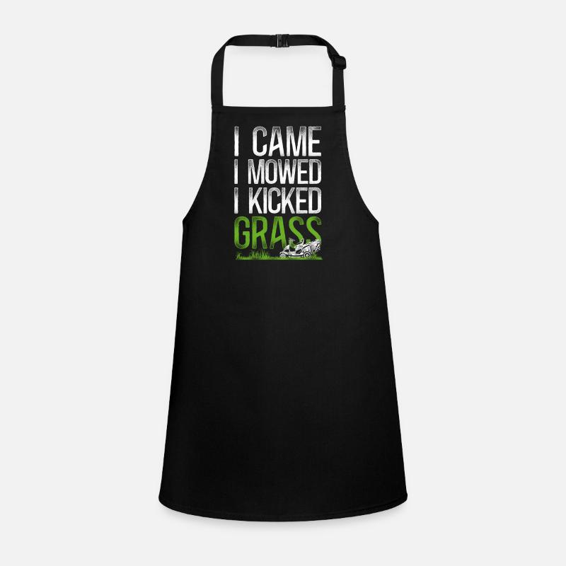 Lawn Mower Mowing Dad Father Children's Apron