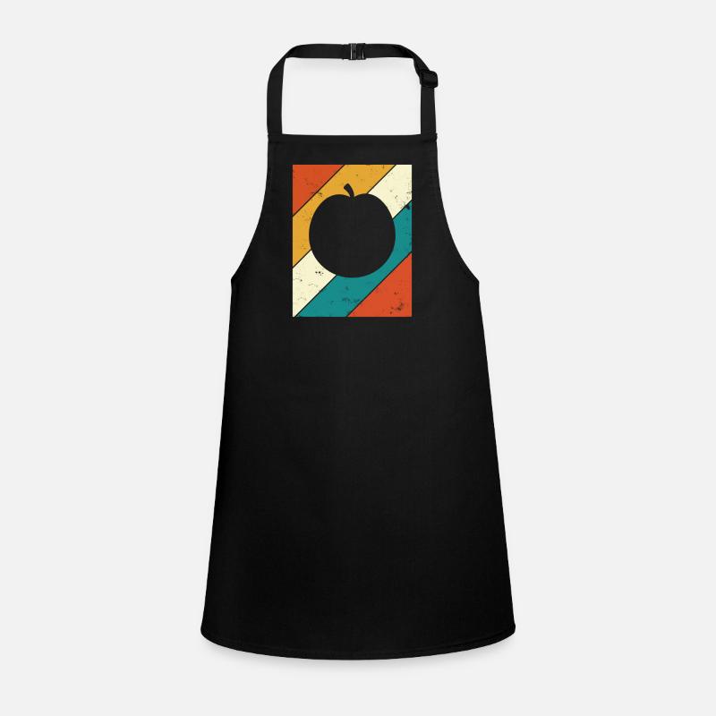 Apricot Fruit Lover Retro Veggie Diet Idée cadeau Tablier Enfant