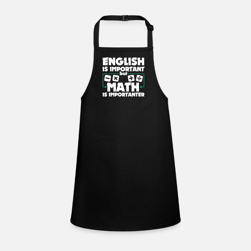Funny Math Art Student Pun Mathematics Lovers Pun Children's Apron