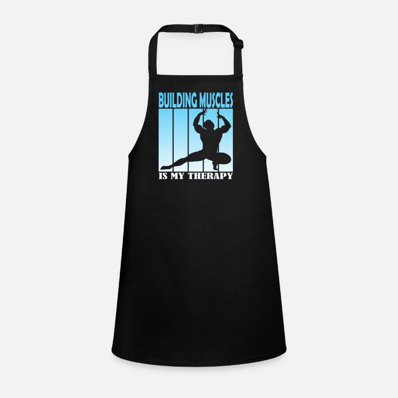 Building Muscles is My Therapy Children's Apron