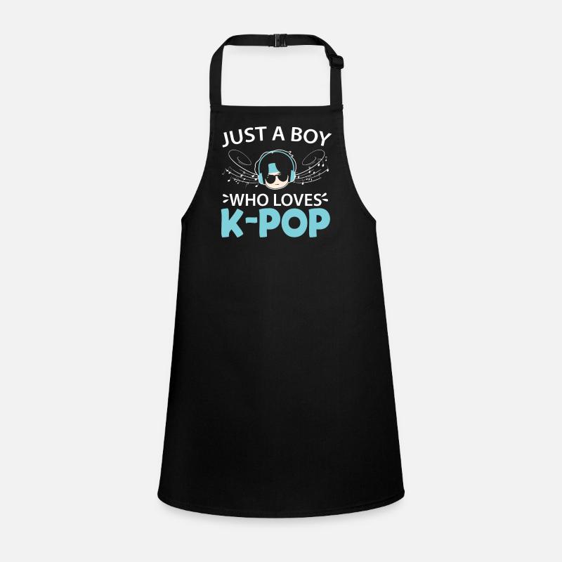 Just A Boy Who Loves K-Pop South Korea Korean P Children's Apron