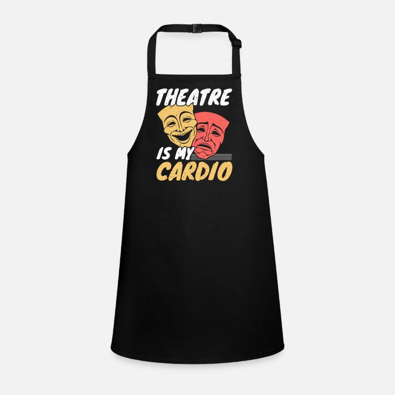 Theatre is my heart Broadway stage performance Children's Apron