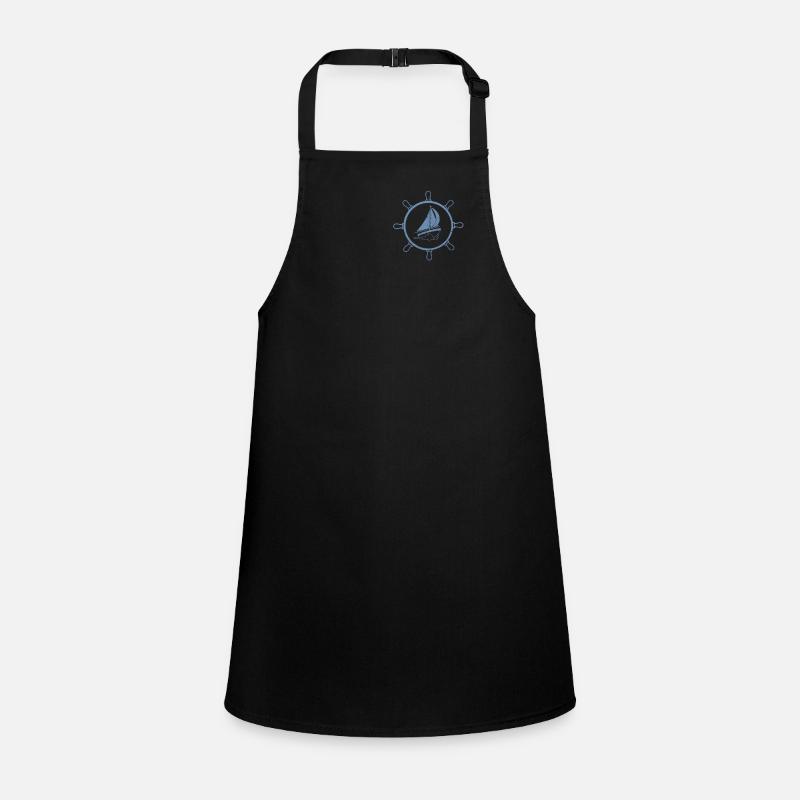 Sailing Sailor Sailboat Pocket Design Children's Apron
