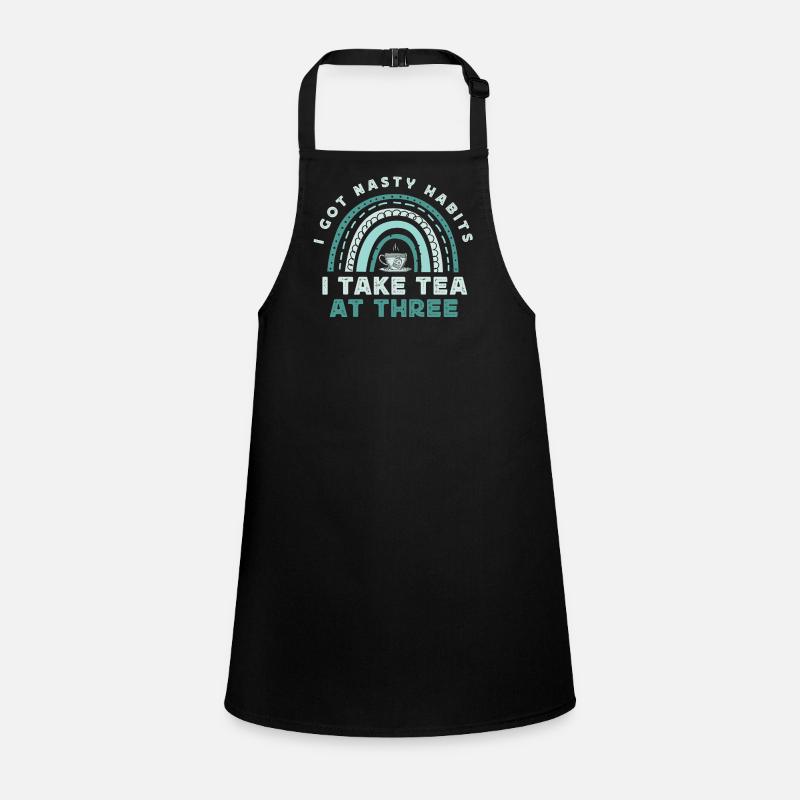 Tea lovers, tea drinkers, tea time Children's Apron