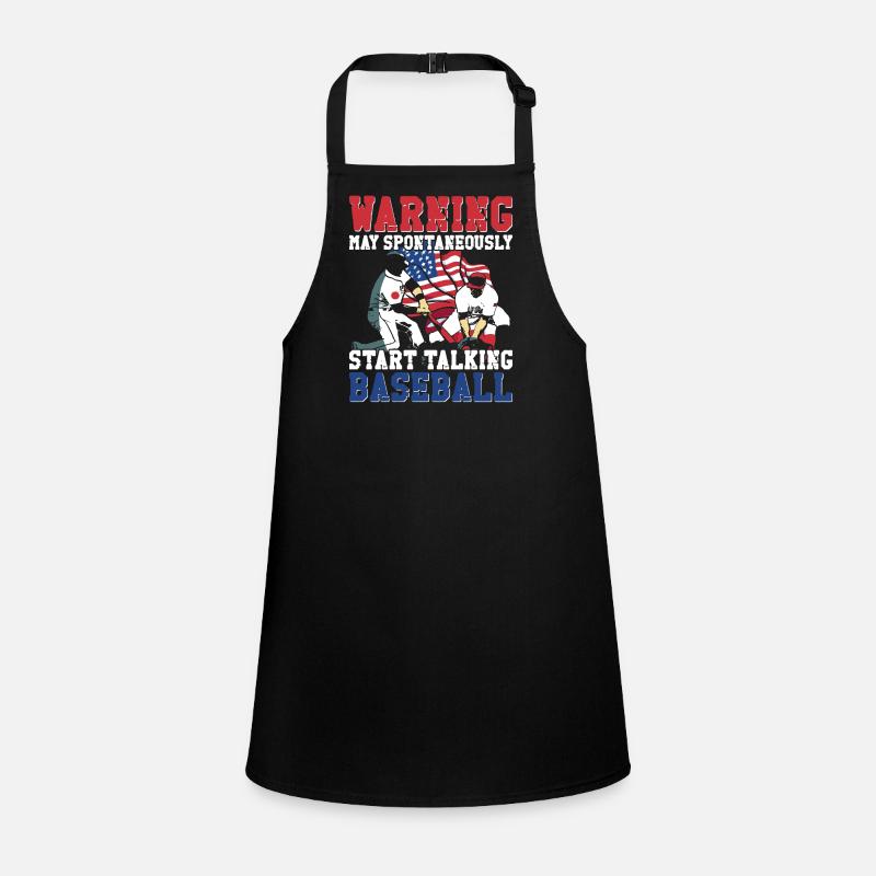 Fan de baseball Vintage Drapeau américain Tablier Enfant