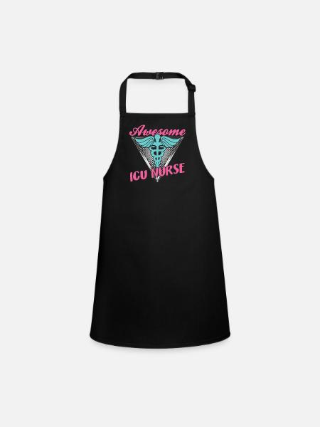Great Intensive Care Nurse Intensive Care - Children's Apron - black - Front
