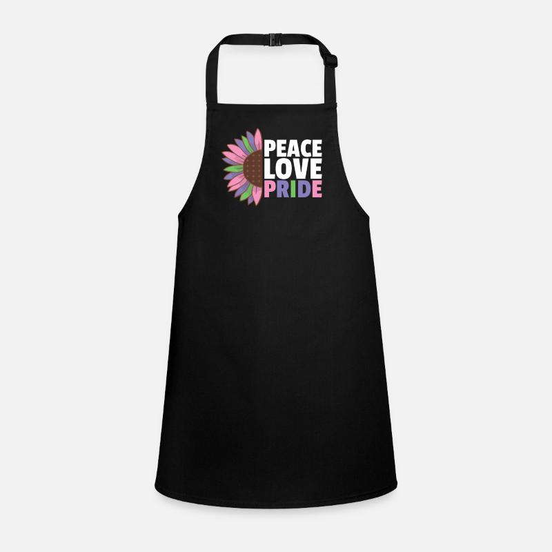 Rainbow Trigender Flag Pride LGBTQ tournesol Tablier Enfant