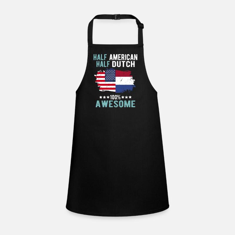 Half American Half Dutch Children's Apron