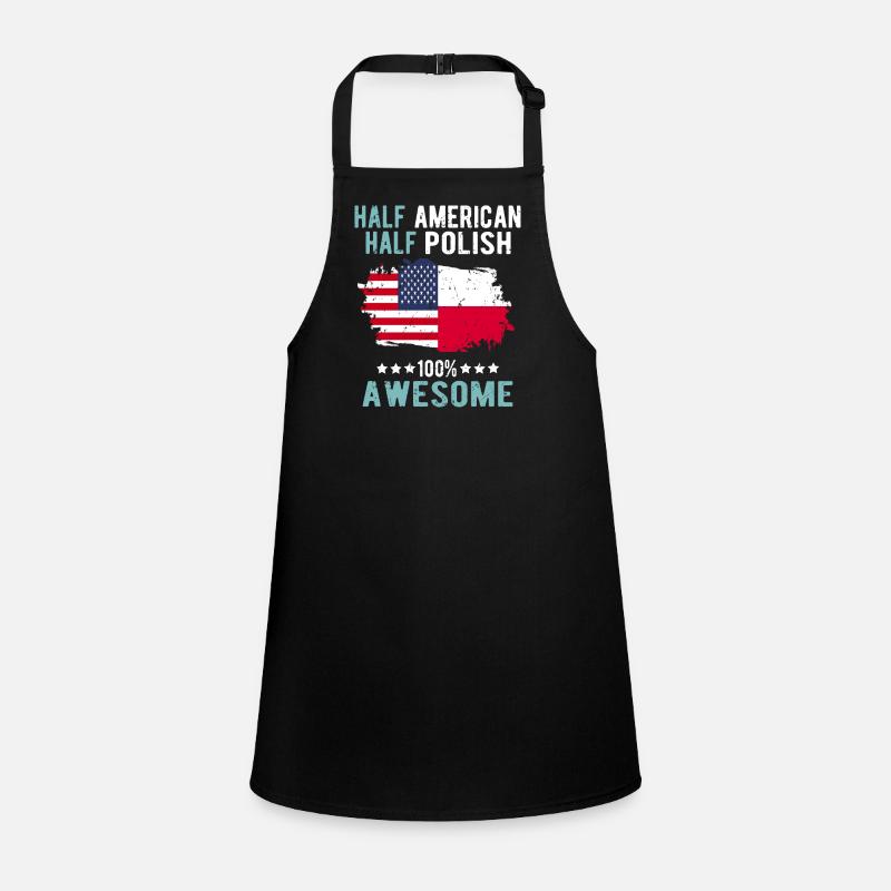 Half American Half Singaporean Children's Apron