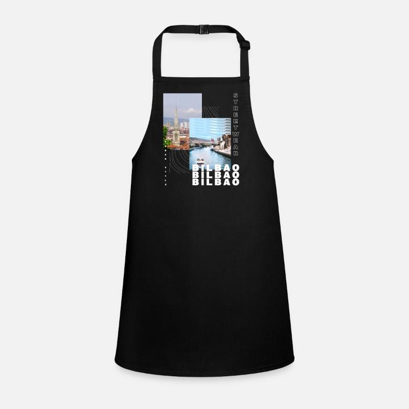 Bilbao Spain City Skyline Home Love Holidays Children's Apron