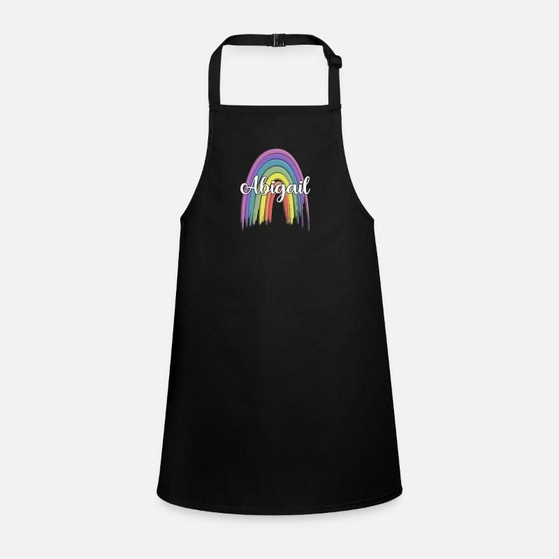 ABIGAIL Arc-en-ciel Cursif Tablier Enfant