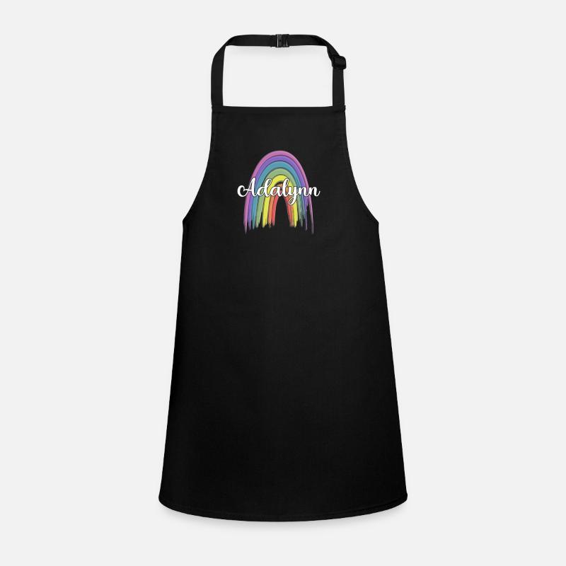 ANDREA Rainbow Cursive Children's Apron