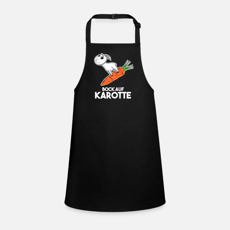 Karotte Ziege Ziegenbock Schürze für Kinder