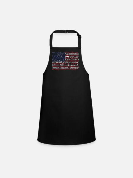 Post lady, postal delivery - Children's Apron - black - Front