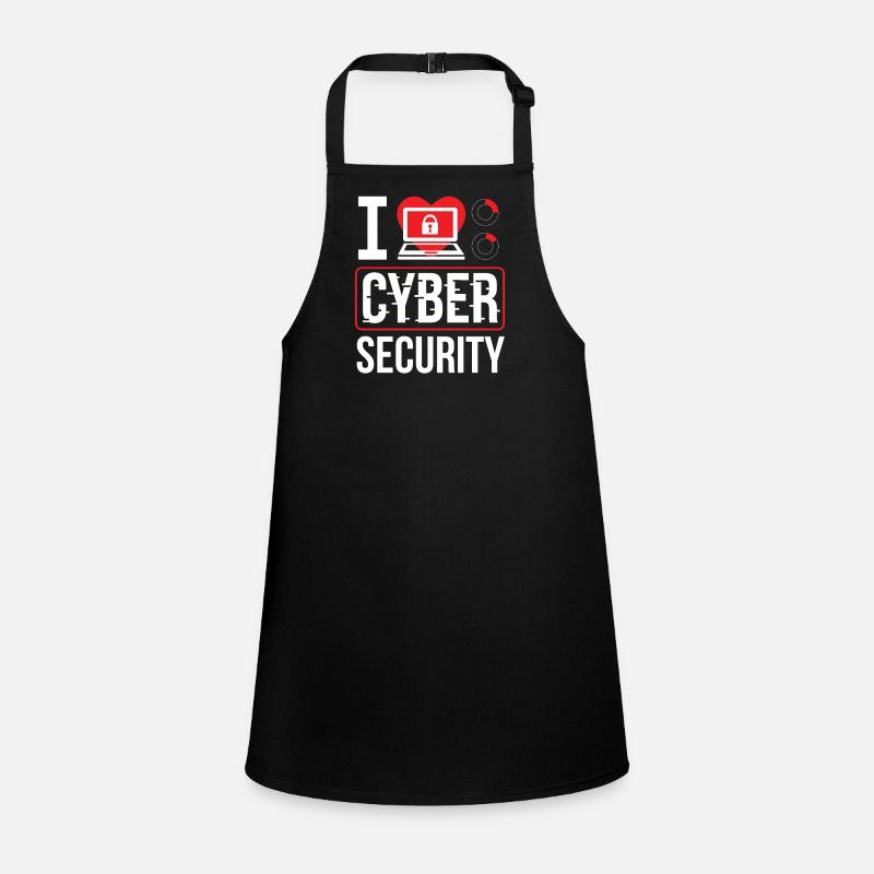 J’adore cybersécurité Hack Hacker SÉCURITÉ INFORMATIQUE Tablier Enfant