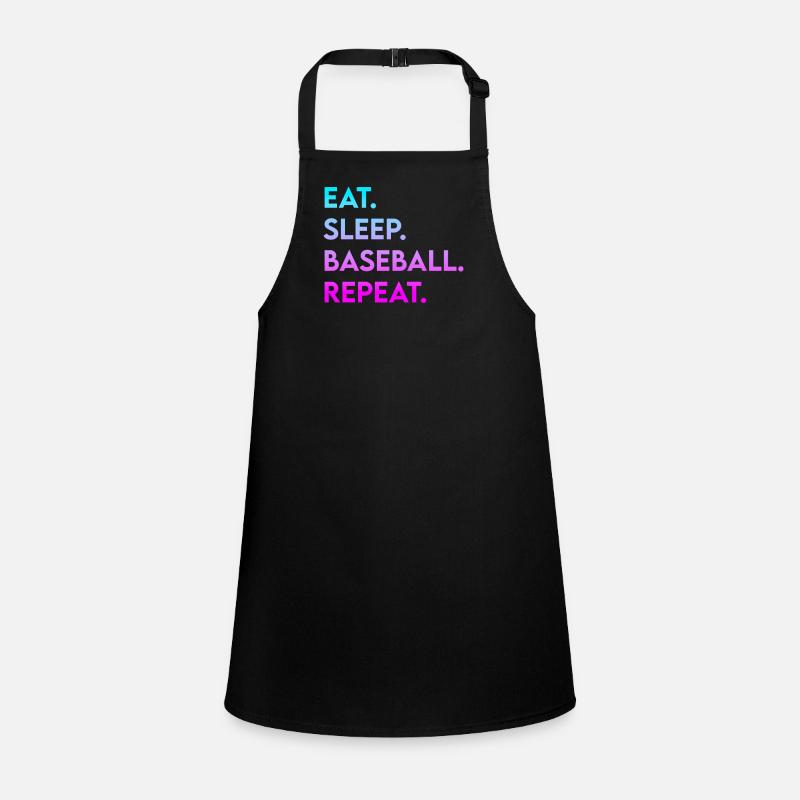 manger dormir baseball répéter Tablier Enfant