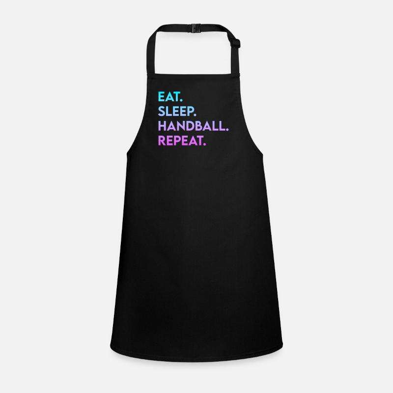 eat sleep handball repeat Schürze für Kinder