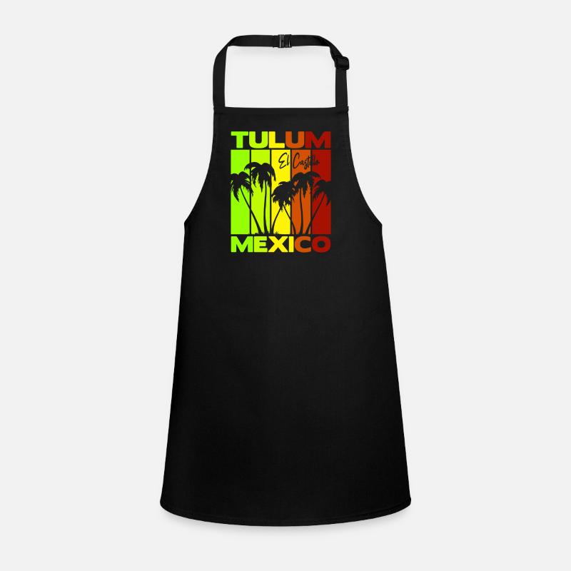 Tulum El Castillo Mexico Children's Apron