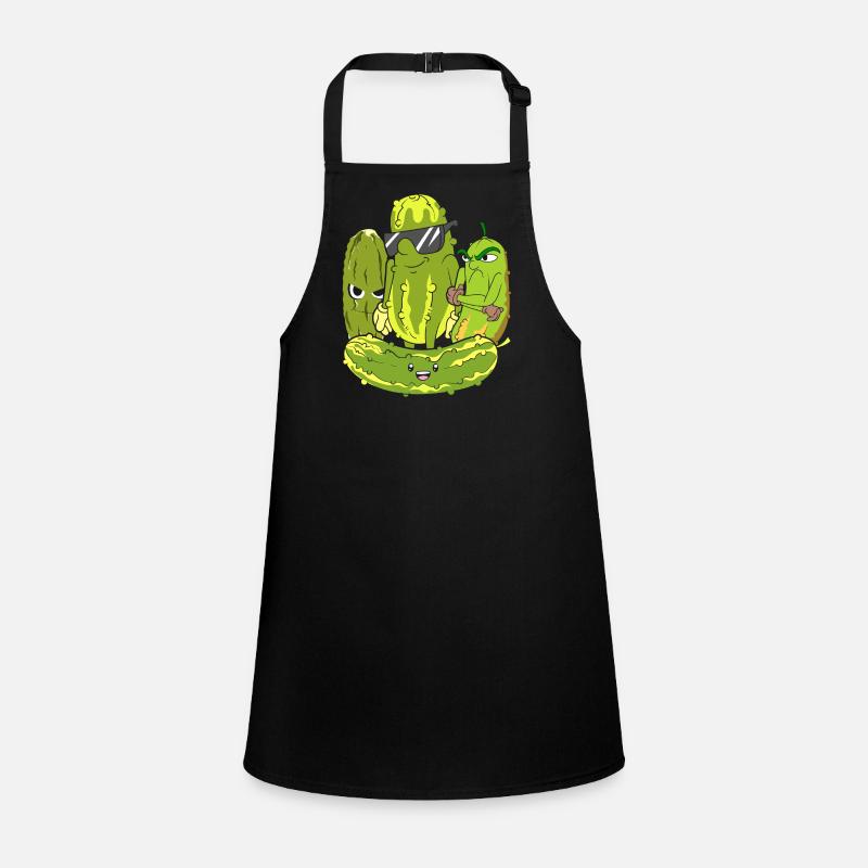Vegetarian Vegetable Gift Idea Funny Cucumber Children's Apron