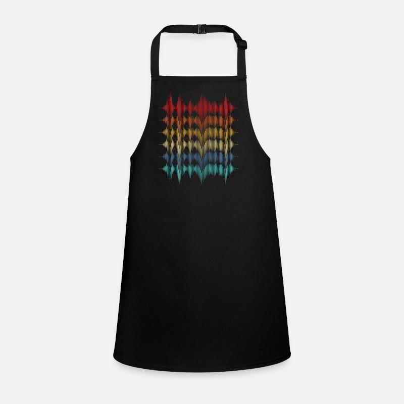 Retro Equalizer DJ Gift Music Soundwave Children's Apron