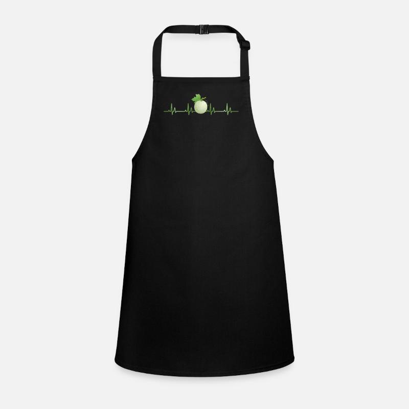 Cantaloupe melon heartbeat Children's Apron