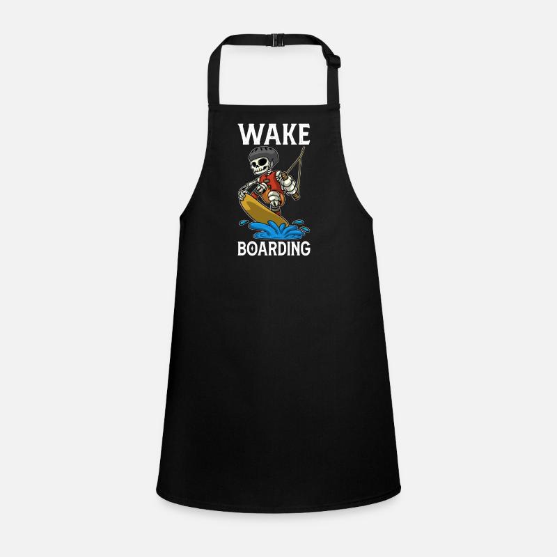 Wakeboarder Skeleton sur le wakeboard Tablier Enfant