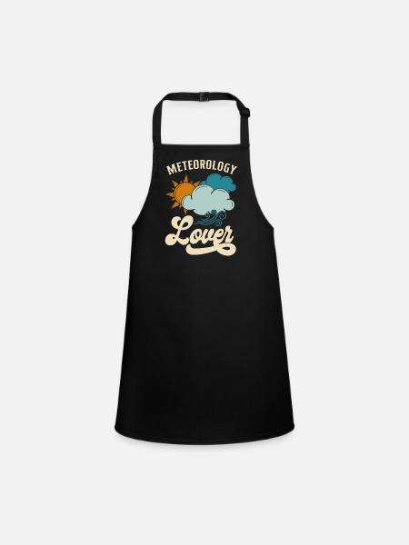 Meteorologist Weather Forecast - Children's Apron - black - Front