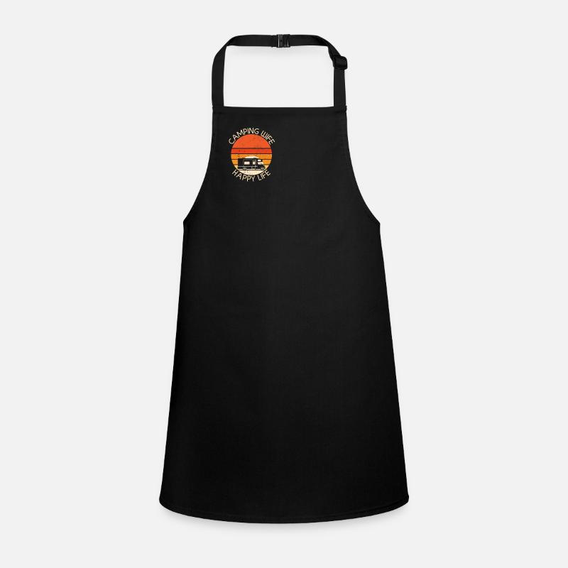 Camping Camper Motorhome Caravan Camping Holiday Children's Apron