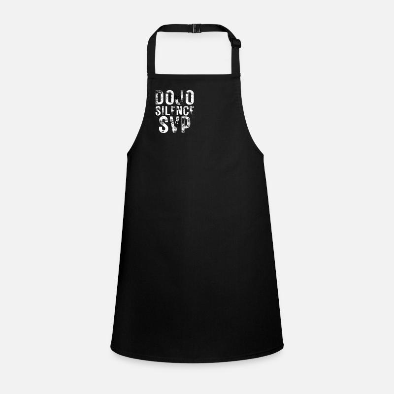Dojo Silenece SVP - prof karate Tablier Enfant