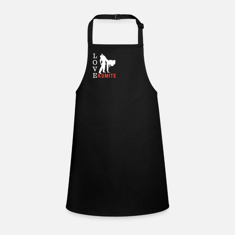 kumite love - karate gift idea Children's Apron