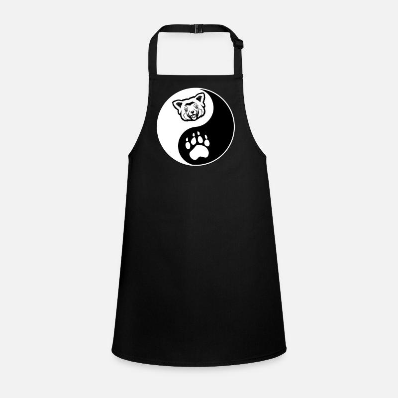Panda rouge Ying Yang Tablier Enfant
